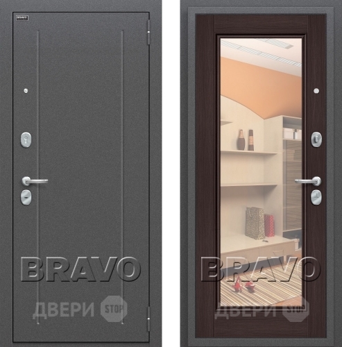 Дверь Bravo Оптим Флэш Венге в Химках
