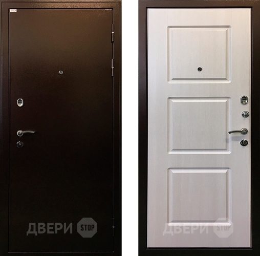 Входная металлическая Дверь Ратибор Трио Лиственница Беж в Химках