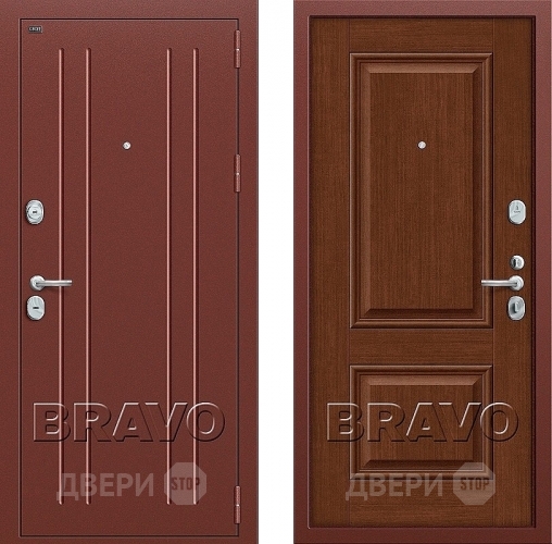 Дверь Groff Т2-232 Brown Oak в Химках