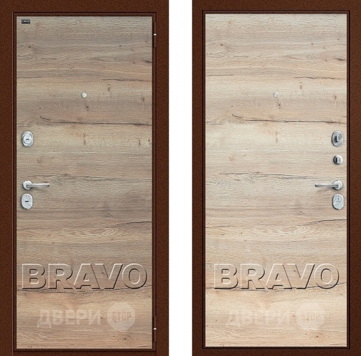 Дверь Groff Т3-300 Tobacco Oak/Natural Oak в Химках