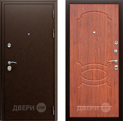 Входная металлическая Дверь АСД Грация Орех темный в Химках