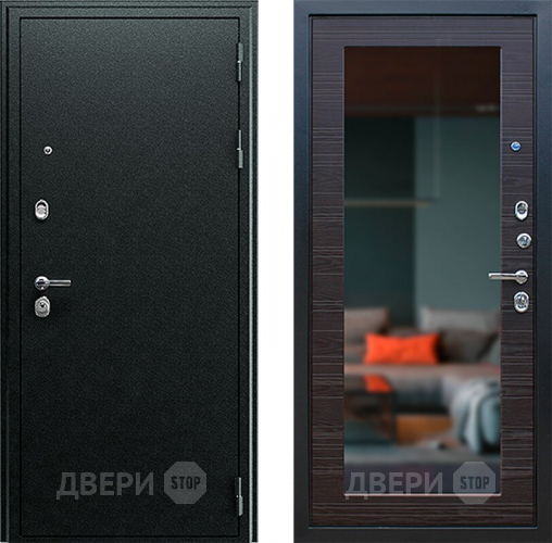 Дверь АСД Next-1 с зеркалом Венге поперечный в Химках