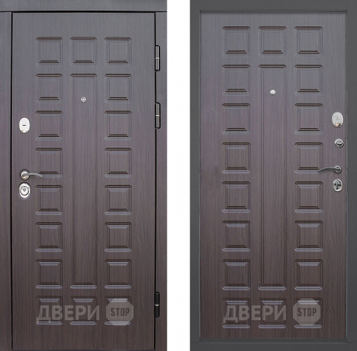 Входная металлическая Дверь Снедо S01 2К Венге  в Химках