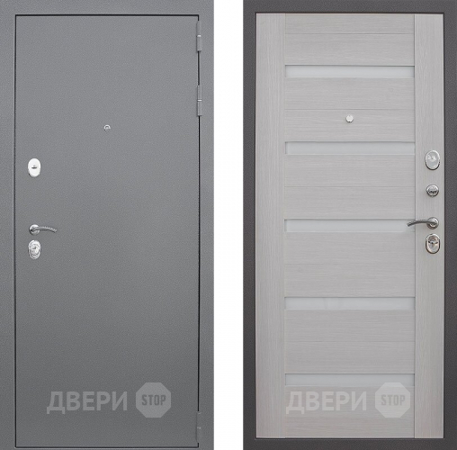 Входная металлическая Дверь Снедо Люкс Белая Лиственница 3К в Химках