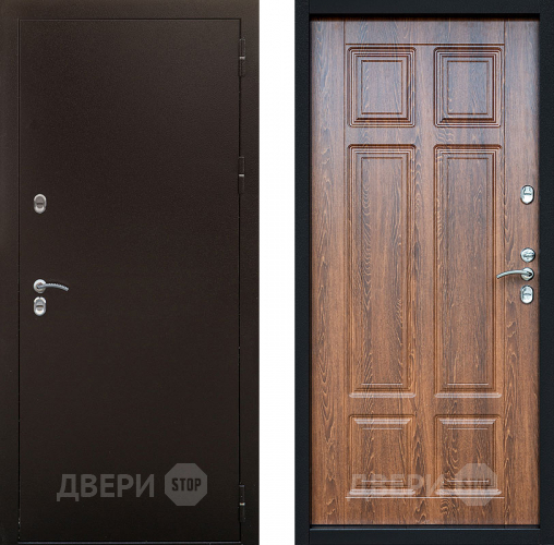 Входная металлическая Дверь Сибирь Термо Дуб филадельфия коньяк в Химках