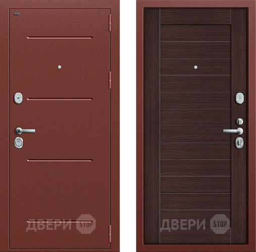 Входная металлическая Дверь Groff Т2-221 Wenge Veralinga в Химках