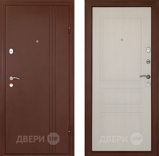 Входная металлическая Дверь Форпост Турин Беленый дуб в Химках
