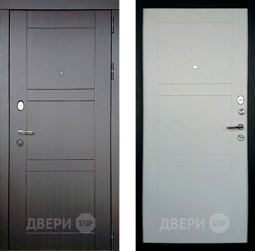 Входная металлическая Дверь Дверной Континент Тепло - Макс Белое дерево в Химках