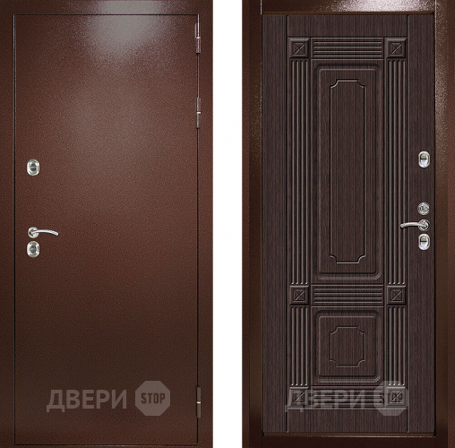 Входная металлическая Дверь (Дверной Континент) Термаль Ультра Венге в Химках