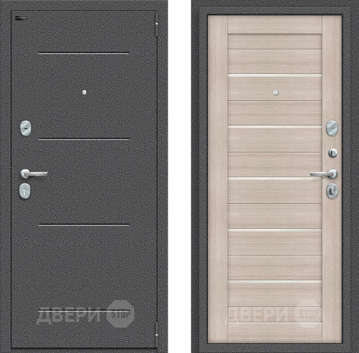 Входная металлическая Дверь Bravo Порта S-2 104/П22 Cappuccino Veralinga в Химках