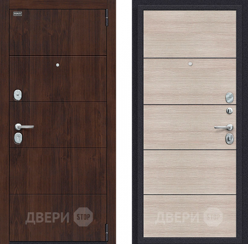Входная металлическая Дверь Bravo Porta S-3 4/П50 (AB-6) Cappuccino Veralinga в Химках