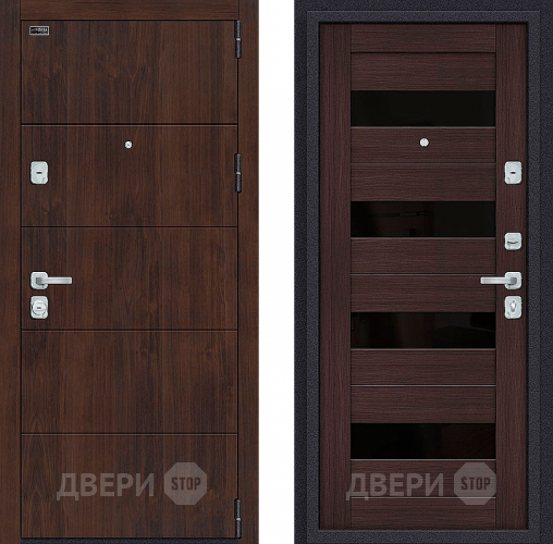 Входная металлическая Дверь Bravo Porta M-3 4/П23 Wenge Veralinga в Химках