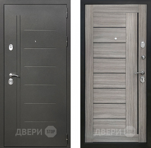Входная металлическая Дверь Престиж Профи Дуб дымчатый в Химках