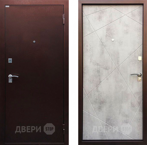 Входная металлическая Дверь Ратибор Рубеж Бетон светлый в Химках