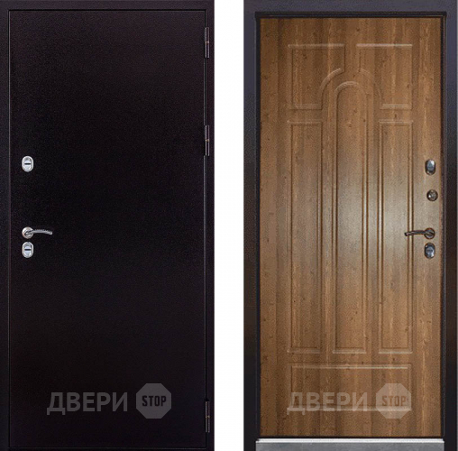 Дверь Заводская Урал Термо Орех Кантри (с терморазрывом) в Химках