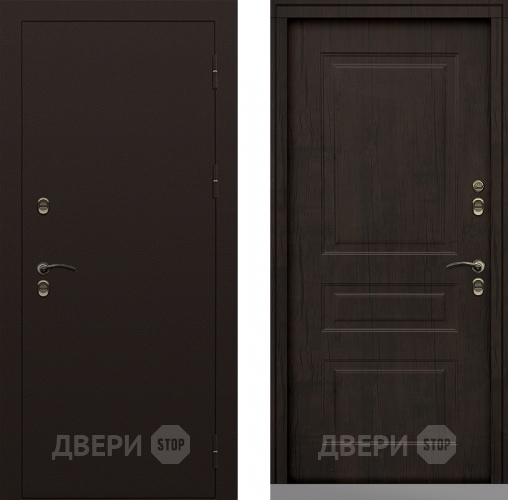 Дверь Сибирь Термо-Стандарт тиковое дерево в Химках