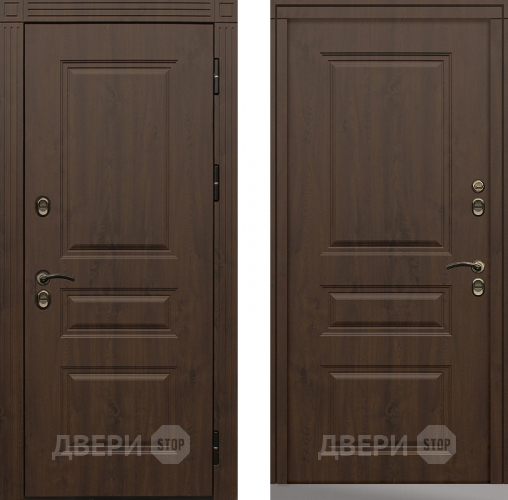 Дверь Сибирь Термо-Премиум темный дуб в Химках