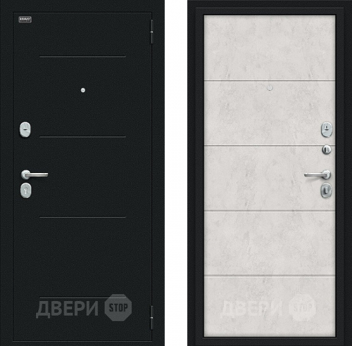 Входная металлическая Дверь Bravo Граффити-1 Букле черное/Look Art в Химках