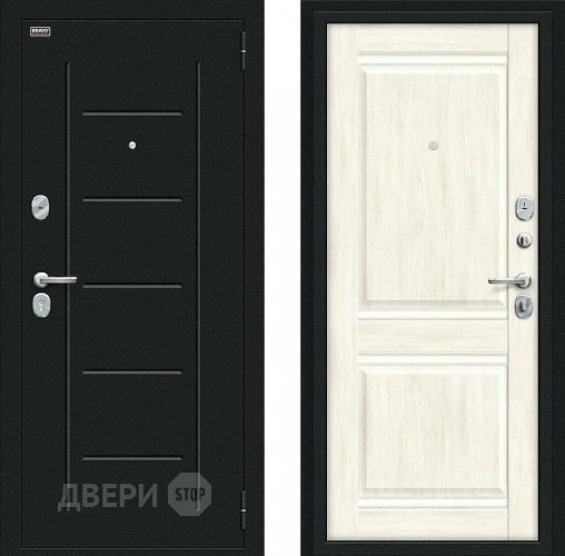 Дверь Bravo Некст Kale Букле черное/Nordic Oak в Химках
