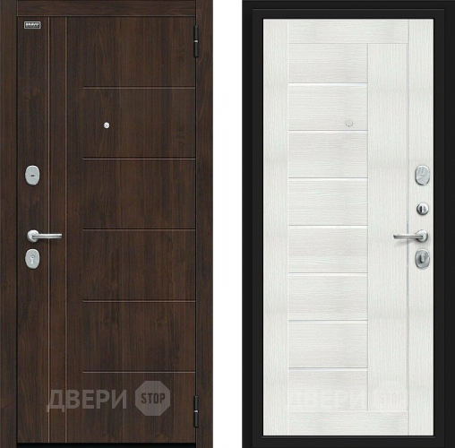 Входная металлическая Дверь Bravo Морден Kale Almon/Bianco Veralinga в Химках