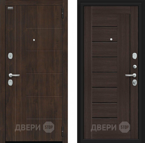 Входная металлическая Дверь Bravo Морден Kale Almon/Wenge Veralinga в Химках