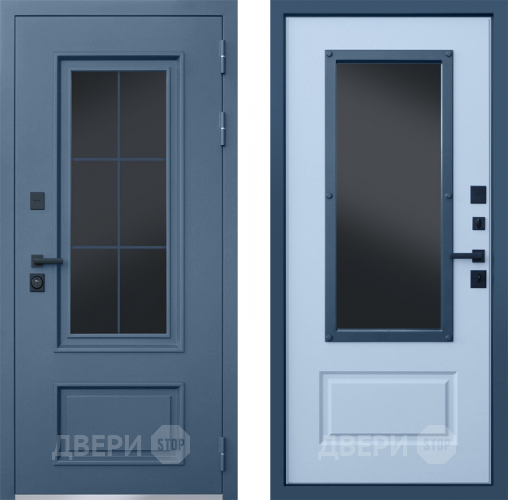 Входная металлическая Дверь АСД Терморазрыв Эльбрус с окном и английской решеткой в Химках