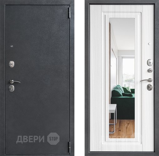 Дверь Дверной Континент ДК-70 Зеркало Лиственница в Химках