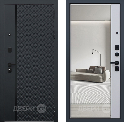 Дверь АСД Ньюкасл с зеркалом в Химках