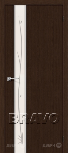 Межкомнатная дверь Глейс-1 Twig (3D Wenge) в Химках