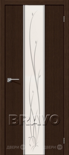Межкомнатная дверь Глейс-2 Twig (3D Wenge) в Химках