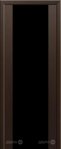 Межкомнатная дверь ProfilDoors 8X венге мелинга (черный триплекс) в Химках
