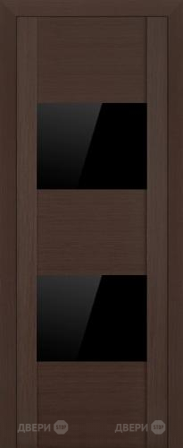 Межкомнатная дверь ProfilDoors 21X венге мелинга (черный глянцевый лак) в Химках