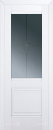 Межкомнатная дверь ProfilDoors 2U аляска (графит) в Химках