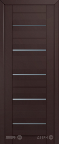 Межкомнатная дверь ProfilDoors 48U темно-коричневый (графит) в Химках