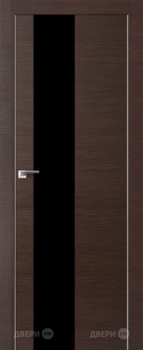 Межкомнатная дверь ProfilDoors 5Z венге кроскут (черный лак) в Химках