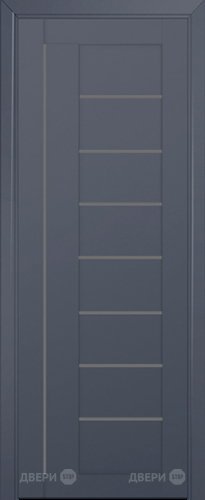 Межкомнатная дверь ProfilDoors 17U антрацит (графит) в Химках