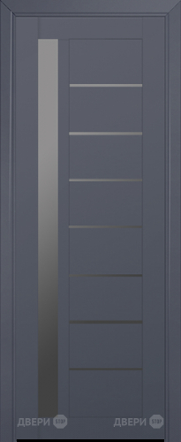 Межкомнатная дверь ProfilDoors 37U антрацит (графит) в Химках