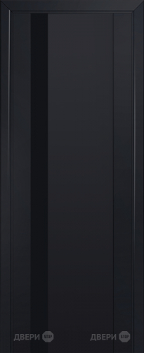 Межкомнатная дверь ProfilDoors 62U черный (черный лак) в Химках