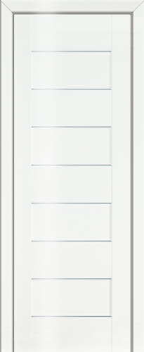 Межкомнатная дверь ProfilDoors 45L белый люкс (графит) в Химках