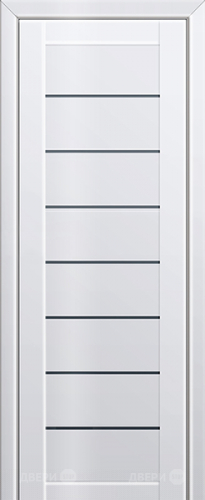 Межкомнатная дверь ProfilDoors 71L белый люкс (графит) в Химках