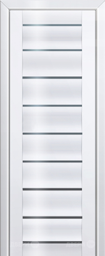 Межкомнатная дверь ProfilDoors 76L белый люкс (графит) в Химках