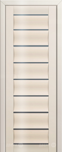 Межкомнатная дверь ProfilDoors 76L магнолия люкс (графит) в Химках