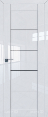 Межкомнатная дверь ProfilDoors 2-11L белый люкс (графит) в Химках