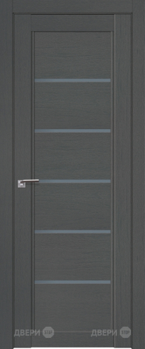 Межкомнатная дверь ProfilDoors 2-76 XN Грувд (графит) в Химках