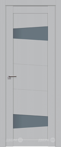 Межкомнатная дверь ProfilDoors 2-84U Манхэттен (графит) в Химках