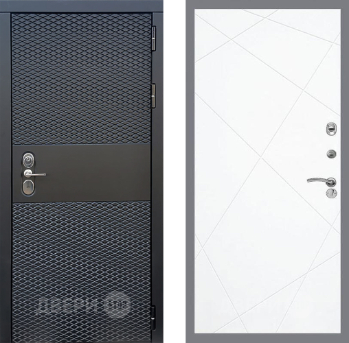 Дверь Стоп БЛЭК CISA ФЛ-291 Силк Сноу в Химках