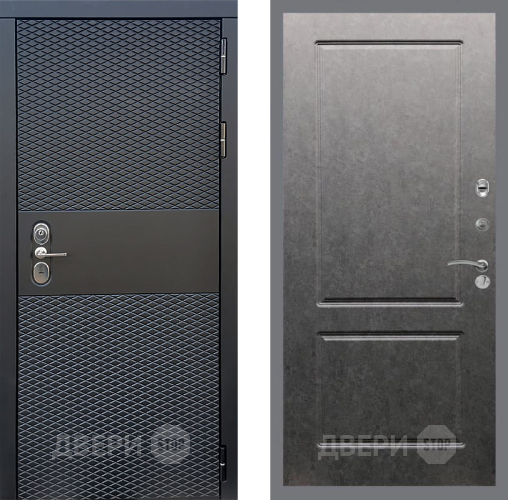 Дверь Стоп БЛЭК CISA ФЛ-117 Штукатурка графит в Химках