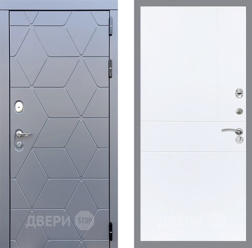 Дверь Стоп КОСМО ФЛ-290 Силк Сноу в Химках