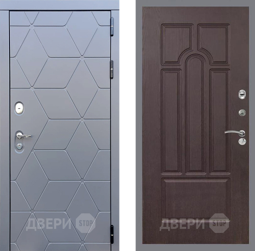 Входная металлическая Дверь Стоп КОСМО ФЛ-58 Венге в Химках