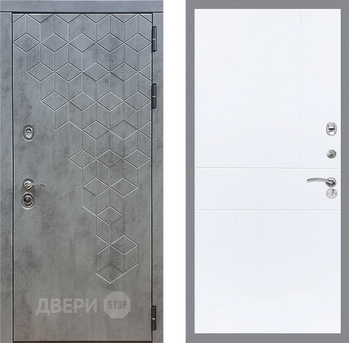 Входная металлическая Дверь Стоп БЕТОН ФЛ-290 Силк Сноу в Химках